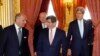 (Soldan sağa), Laurent Fabius, William Hague, Ahmet Davutoğlu, John Kerry